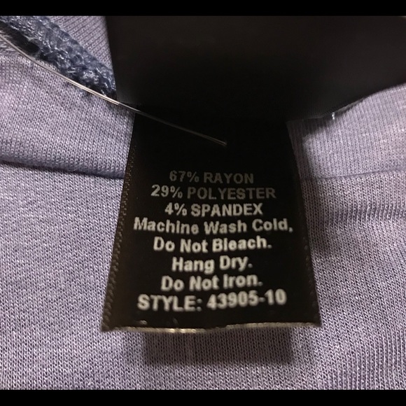 💕PRICE DROP 💕 Velvet 3/4 Sleeve Top/Dress - Picture 4 of 4